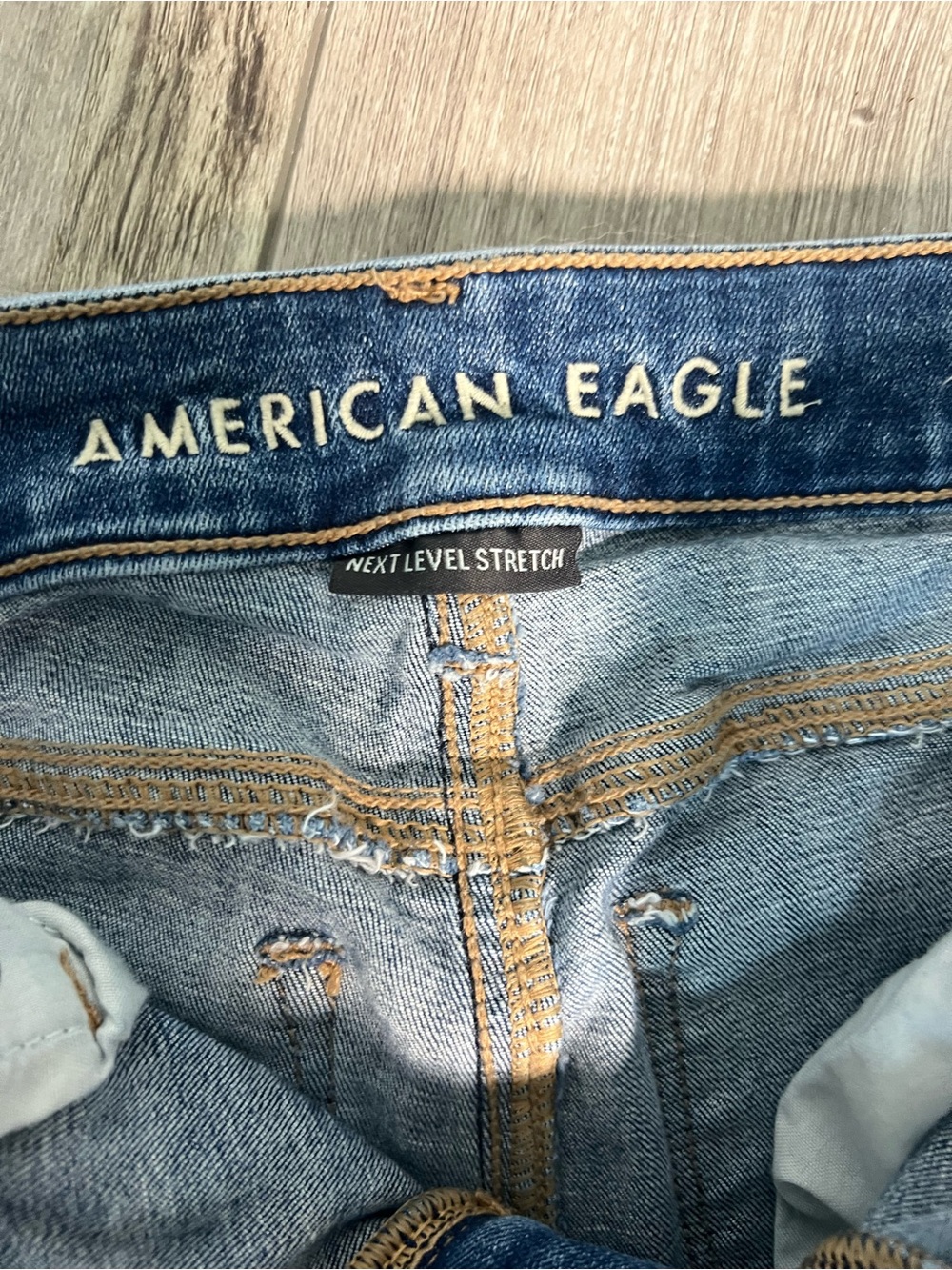 American Eagle Outfitters Women's High Rise Skinny Kick Jeans - Picture 4 of 5